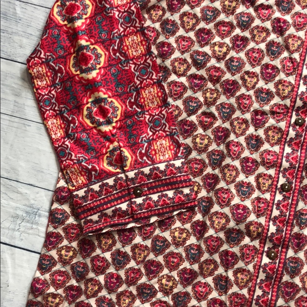 NWT Free People Happy Holibabe Pattern Sleep Shirt - Picture 4 of 13
